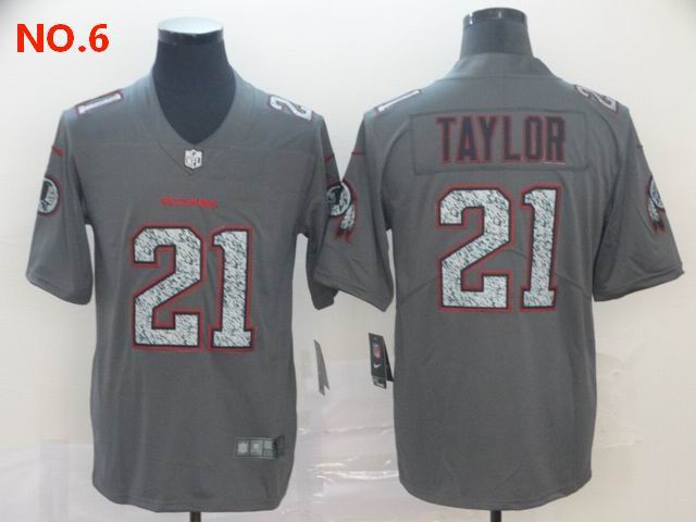  Men's Washington Redskins #21 Sean Taylor Jersey NO.6;